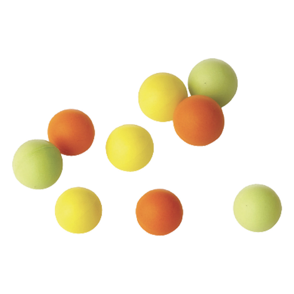 Lot de 50 balles de ping-pong de couleur assortie 