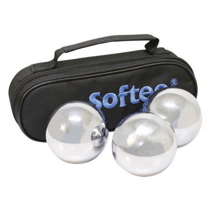 Kit de 6 boules de pétanque en PVC