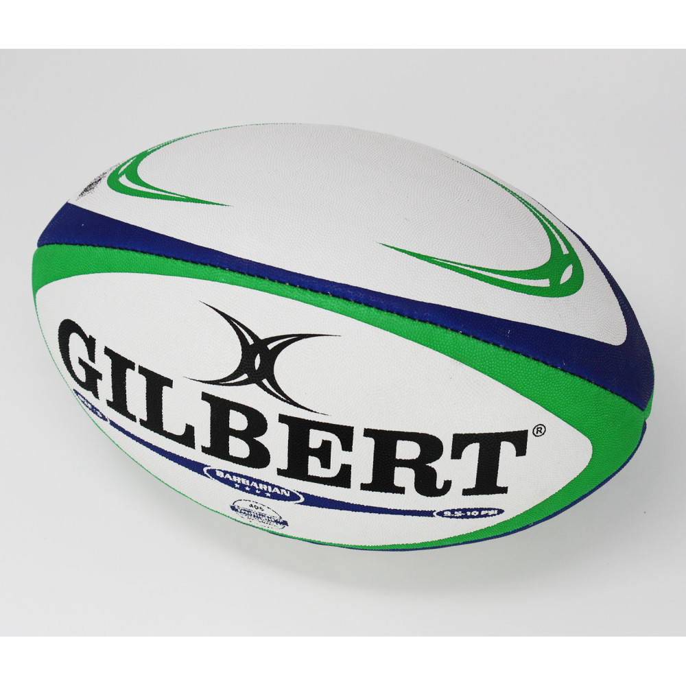 Ballon De Rugby Gilbert – Match Barbarian, Blanc, Homme, Occasion