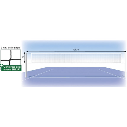 Cable pour filet de volley 12,1m