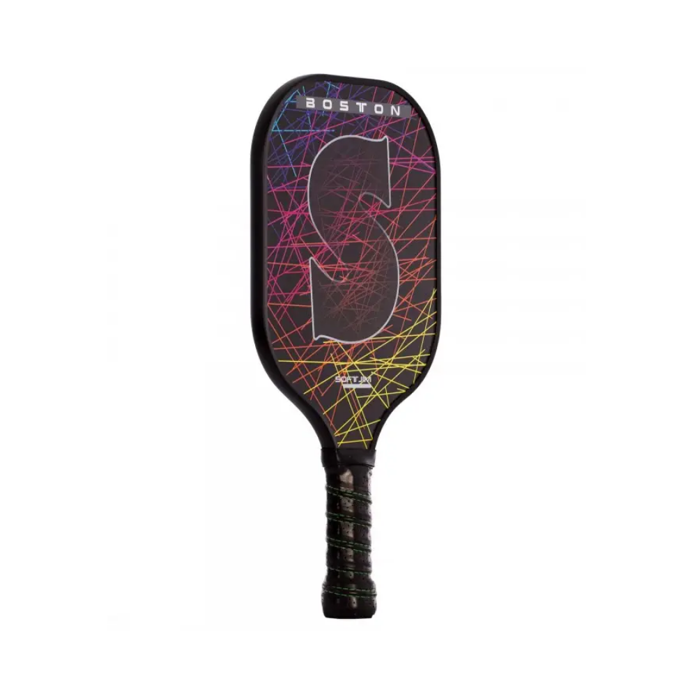 Raquette de Pickleball avec poignée antidérapante confortable en fibre de